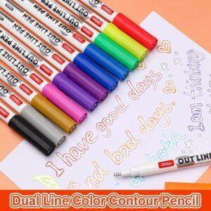 JiMiao Contour Coloring Markers Set