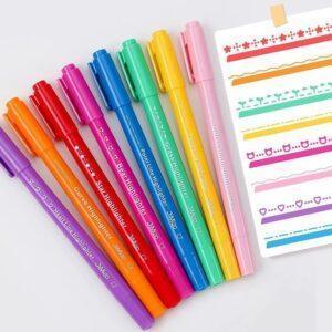 JiMiao Curve Highlighter Markers Set