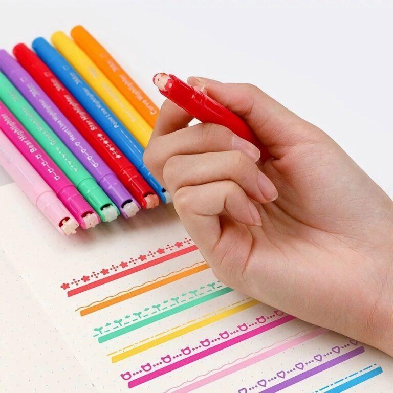 JiMiao Curve Highlighter Markers Set