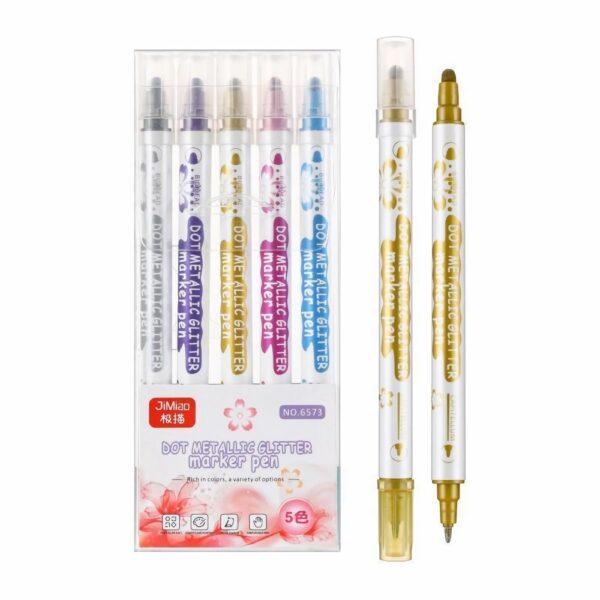 JiMiao Colorful Metallic Drawing Markers pen