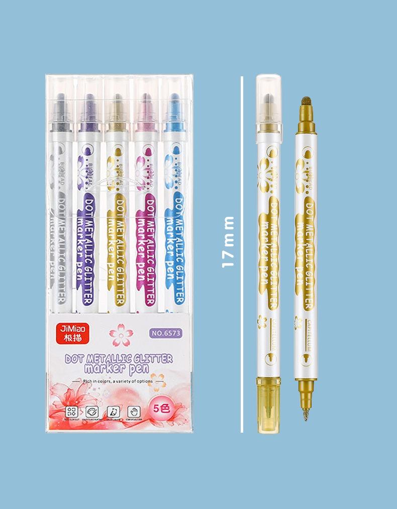 JiMiao Colorful Metallic Drawing Markers pen