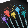 JiMiao Double-headed Gouache Acrylic Coloring Marker Pen