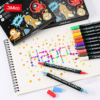 JiMiao Double-headed Gouache Acrylic Coloring Marker Pen
