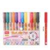 JiMiao Colorful Nail Art Coloring Marker Pens Set