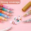 JiMiao Colorful Nail Art Coloring Marker Pens Set