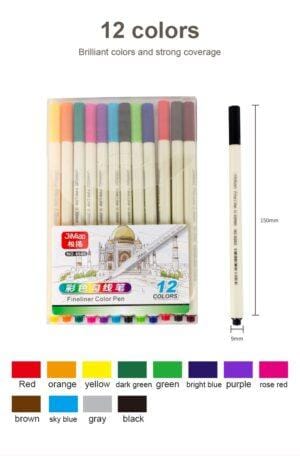 Needle Tip Colorful Markers Pen Set