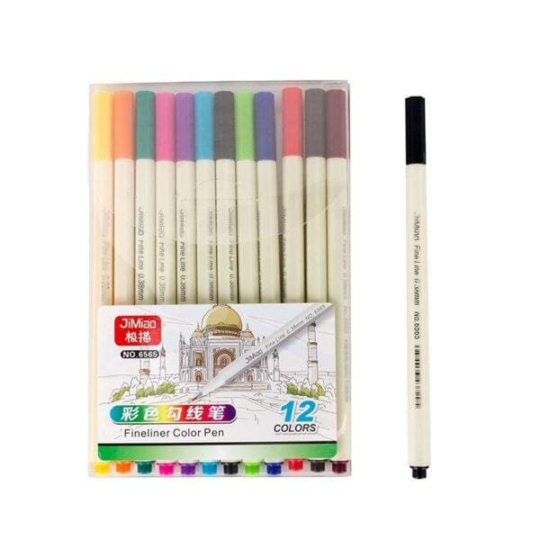 Needle Tip Colorful Markers Pen Set