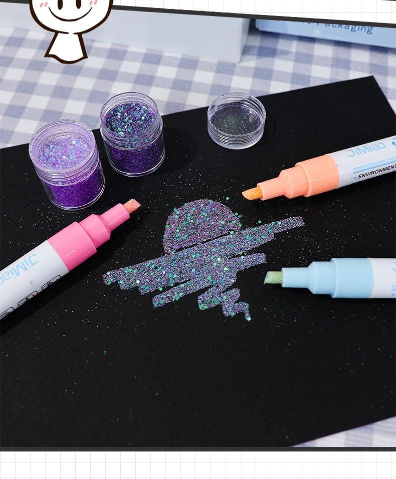 Colorful Handmade Adhesive Markers Set