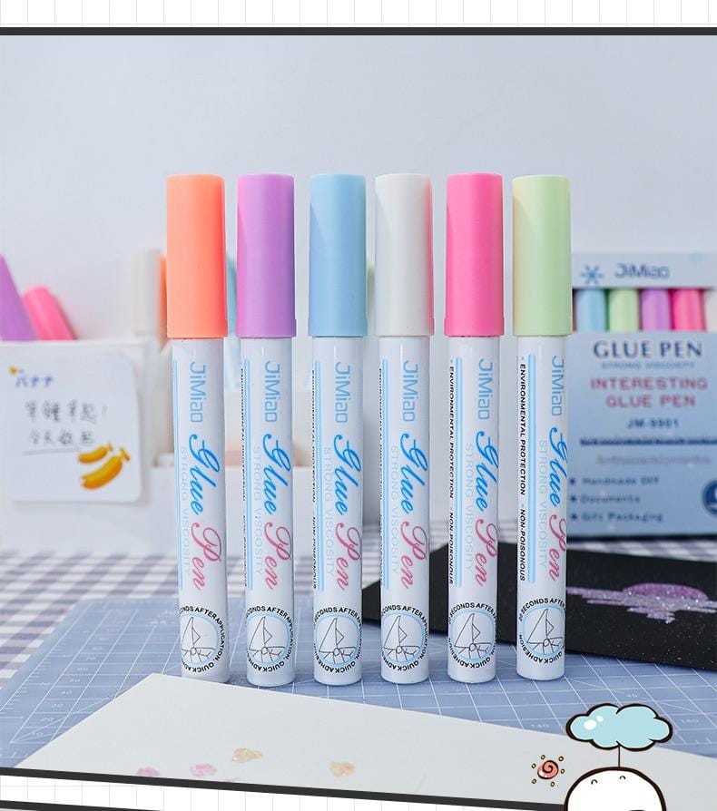 Colorful Handmade Adhesive Markers Set