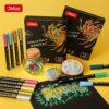 JiMiao Soft-Head Coloring Metal Marker Pen Set