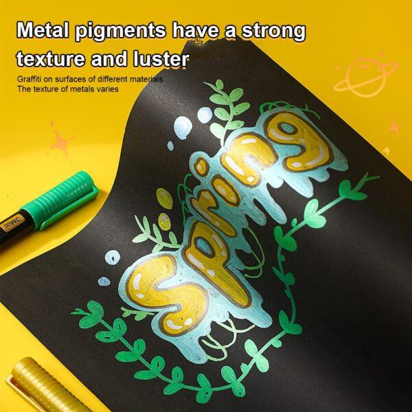 JiMiao Soft-Head Coloring Metal Marker Pen Set