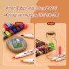 JiMiao Soft-headed Acrylic Coloring Markers Set