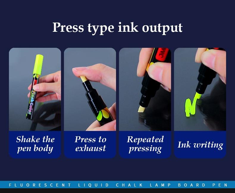 press type ink output-JiMiao Flash Color Markers Set