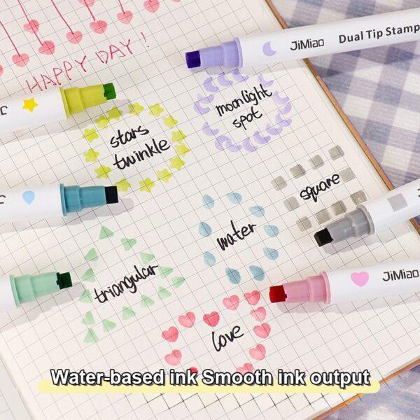 JiMiao Stamp Coloring Marker Set