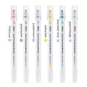 JiMiao Stamp Coloring Marker Set