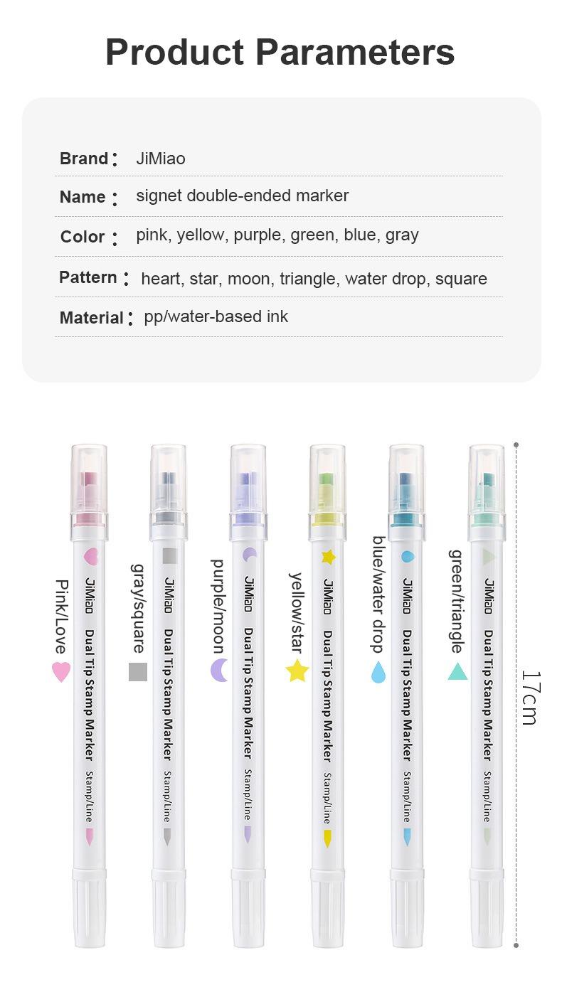 product parameters-JiMiao Stamp Coloring Marker Set