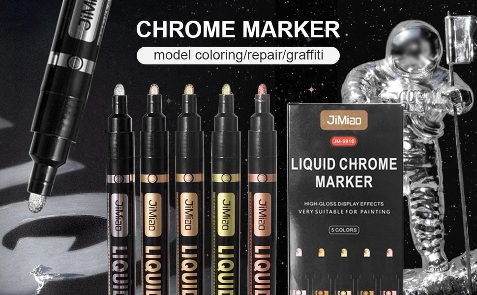 Liquid Chrome Markers Set