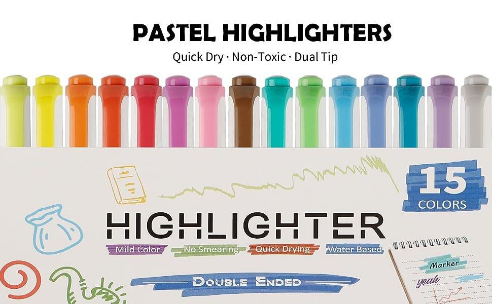 Highlighter double-head set