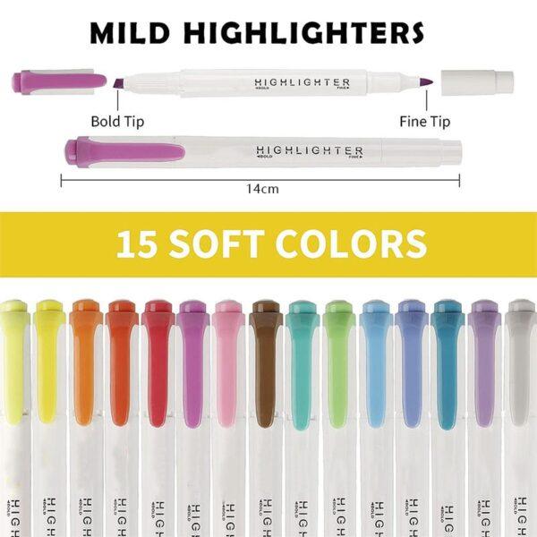 Highlighter double-head set